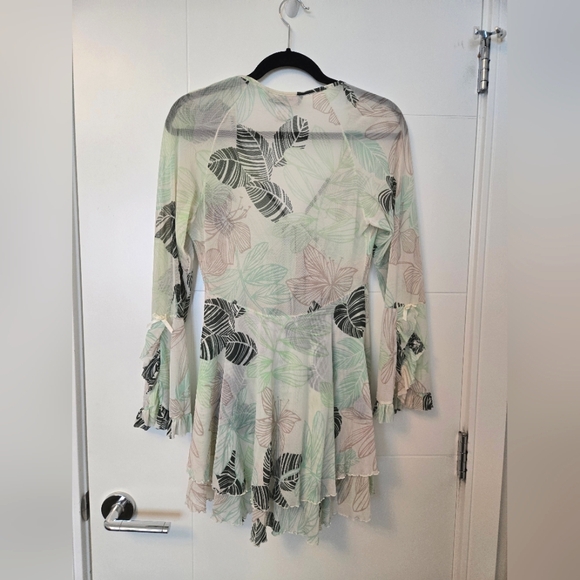 Tie-Front Robe Dress - Picture 5 of 5